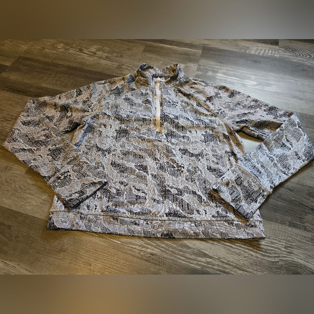 SPYDER Active Top 1/4 Zip Pullover Sweater Top Womens Cropped Small